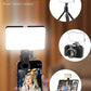 Portable Selfie Light for iPhone: 90 LED Rechargeable Phone Fill Lights, Ring Light for Camera Picture, Makeup Photo, Video Conferences, Laptop Use, Zoom Meetings, TikTok, Vlog Photography