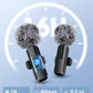 Wireless Mini Microphone for iPhone - 2 Pack Lavalier Microphone for Video Recording, 2 In 1 Noise Reduction Lapel Mic for Ipad, Android,Clip-on Mini Mic with USB-C for Content Creators Podcast