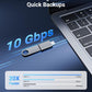 Syntech USB C to USB Adapter Pack of 2, USB 3.0 Female to Thunderbolt 4/3 Adapter Compatible with MacBook Pro Air 2024, Surface, iPad, iPhone, Galaxy Notebook, XPS and More Type C Devices, Space Grey