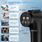 Massage Gun, Muscle Massage Gun for Athletes Handheld Electric Deep Tissue Back Massager, Percussion Massage Device for Pain Relief with 30 Speed Levels 9 Heads Black