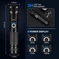 3 Pack Rechargeable Flashlights High Lumens, 990000LM Super Bright LED Flashlight, Adjustable Powerful Flash Light with 5 Modes & USB Cable, Waterproof Handheld Flashlight for Home Camping Outdoor