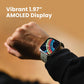 Amazfit Bip 6 Smart Watch 46mm, 14 Day Battery, 1.97" AMOLED Display, GPS & Free Maps, AI, Bluetooth Call & Text, Health, Fitness & Sleep Tracker, 140+ Workout Modes, 5 ATM Water-Resistance, Black