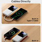 Portable Charger Power Bank - 15,000mAh Battery Pack Portable Phone Charger with Built in Cable 22.5W Fast Charging Powerbank Compatible with iPhone Android Samsung Phone, Travel Camping Essential