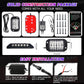 Rock Lights for Trucks, 10 Pods RGB LED Rock Lights with APP/Remote Control & Music Mode, High Bright Multilcolor Waterproof IP68 Rock Neon Light Kits for Pickup Off Road RZR SUV ATV UTV Car