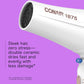 Conair Double Ceramic Ionic Hair Dryer, 1875W Blow Dryer with Diffuser & Concentrator (White)