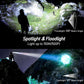 Blukar LED Headlamp Rechargeable,2000L High Lumen Super Bright Dimmable Headlight Flashlight with Motion Sensor- 8 Modes,Spotlight&Floodlight,IPX5 Waterproof for Camping,Hiking,Running,Fishing -2 Pack