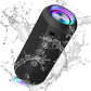 Ortizan Portable Bluetooth Speaker (1nd Gen), IPX7 Waterproof, Wireless, Big Sound and Deep Bass, TWS Pairing, 30Hrs of Playtime, Valentines Day Gifts for Him, Birthday Gifts for Men Women - Black