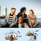 71" Phone Tripod & Selfie Stick, All in One Extendable Cell Phone Tripod with Wireless Remote, Tripods Stand for iPhone & Travel Selfie Stick 360° Rotation Compatible with iPhone Android, Camera