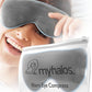 MyHalos® Heated Eye Mask for Dry Eyes - Steam Warm Compress for Eyes - Remove Styes, Chalazion Therapy Warming and Heating Pad Hot Compress - Moist Heat Mask for Blepharitis & MGD - FSA|HSA Eligible