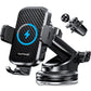 Wireless Car Charger with Phone Holder Mount, 15W Fast Charging Auto Clamping Phone Holders for You Car Windshield Dashboard Air Vent Accessories for iPhone, Samsung Galaxy, Google, etc