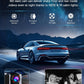 3 Channel WiFi Dash Cam Front and Rear Inside with 64GB SD Card, 2.5K+1080P+1080P Car Dash Camera for Cars Front and Rear, Dashcam with G-Sensor, Loop Recording, 24H Parking Mode, Support 512GB