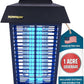 Flowtron Bug Zapper, 1 Acre of Outdoor Coverage with Powerful 40W Bulb & 5600V Instant Killing Grid, Electric Insect, Fly & Mosquito Zapper, Made in The USA