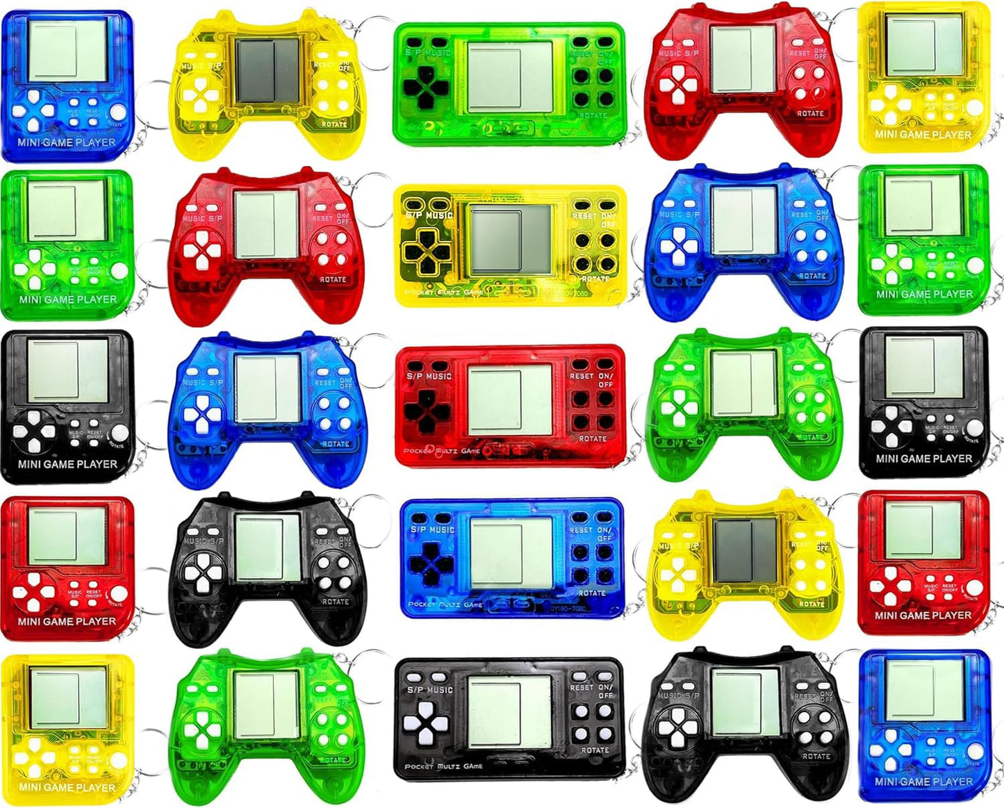 12 Pcs Video Game Party Favors for Kids, Mini Video Game Keychain as Return Gifts for Birthday Party, Classroom Prizes, Goodies Bags Stuffer