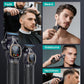 Professional Hair Clippers for Men, Professional Barber Clippers and Trimmer Set, Cordless Hair Clippers for Hair Cutting with Package Case, Powerful 9000 PRM Rechargable Electric (Black)