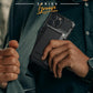 VRS DESIGN Damda Glide Pro Phone Case for iPhone 14 Pro Max, Sturdy Semi Auto Wallet [4 Cards] Case with Card Slot Holder, Compatible for iPhone 14 Pro Max Case (2022) Matte Black