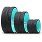 3 Pack Back Roller- Yoga Wheel for Back Pain Reliefn & Stretching, Back Wheel for Deep Tissue Massage, Foam Roller for Physical Therapy & Exercise