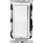 Leviton Decora Slide Dimmer Switch for Dimmable LED, Halogen and Incandescent Bulbs, DSL06-1LZ, White with Ivory and Light Almond Faceplates