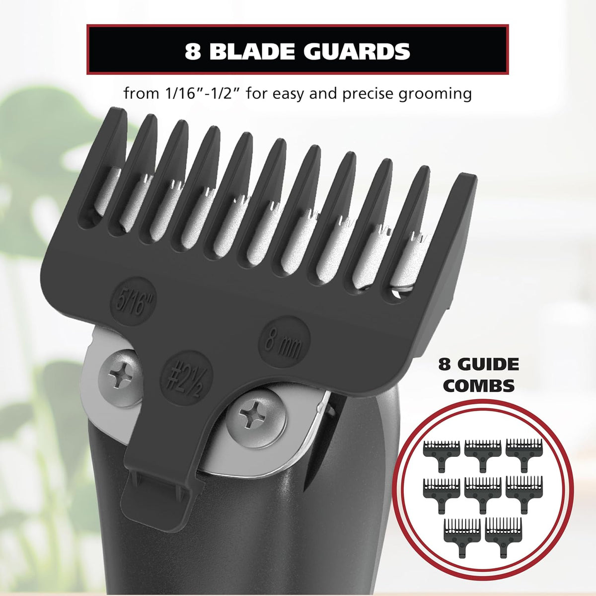 Wahl Edge Pro Bump Free Corded Beard Trimmer for Men Touch Up Trimmer & Grooming Detailer Kit – Perfect for Edging Beards, Mustaches, Hair, & Stubble, – Model 9686-300