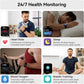 Smart Watch with Alexa Built-in, 1.83" HD Touchscreen Fitness Tracker with Bluetooth Calling, Fitness Watch with Heart Rate/Sleep Monitor, 120+ Sports Modes, IP68 Waterproof Smartwatch for Android iOS