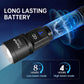 Rechargeable Flashlights 2 Pack, Super Bright High Lumens Flash Light, 5 Modes Zoomable Linternas with LCD Digital Display, Powerful Handheld LED Flashlights for Home Emergencies Camping