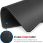 MROCO Mouse Pad 3-Pack [30% Larger] with Anti-Fray Stitched Edges, Premium Waterproof Surface, Non-Slip Rubber Base, Computer & Gaming Mouse Mat for Laptop, Office & Home, 8.5 x 11 in, Black