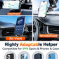 Qifutan Dash Mounted Holders Phone Holders for Your Car Phone Mount for Car Windshield Dashboard Air Vent Universal Desk Mounts Hands Free Automobile Cell Phone Holder Fit for iPhone Smartphone