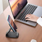 Lamicall Cell Phone Stand for Desk - [Height Adjustable] Foldable Mobile Phone Holder, Portable Stand for iPhone 17 16 15 14 13 12 11 Pro Max Plus Air, Galaxy S25 S24, Telephone, Office Accessories