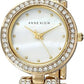 Anne Klein Women's Premium Crystal Accented Bangle Watch and Bracelet Set