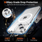 Temdan for iPhone 15 Case & iPhone 14 & iPhone 13 Case Clear with Screen Protector, Compatible with Magsafe, Anti-Yellowing, Military-Grade Protection, Shockproof Slim Magnetic Phone Case Cover