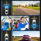 Dash Cam Front and Rear, 1080P Dash Camera for Cars, 3 Channel Car Camera Front Rear and Inside with 32GB Card, Loop Recording, Night Vision, HDR, 24Hr Parking, G-Sensor