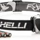 Foxelli LED Headlamp Flashlight for Adults & Kids, Running, Camping, Hiking Head Lamp with White & Red Light, Comfortable Headband, Lightweight & Waterproof, 3 AAA Batteries
