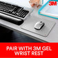 3M Precise Mouse Pad Enhances the Precision of Optical Mice at Fast Speeds, Easy to Clean, Stays in Place, 9 in x 8 in (MP114-BSD1)