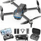 Drone with Camera for Kids Adults, Brushless RC Drone with Anti-Lost Alarm | One Key Takeoff/Landing, Propeller Guards, Voice Control, Foldable Design, Beginner Friendly Gift for Kids and Boys