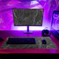 Topographic Contour Extended Big Mouse Pad Large,Gaming Mouse Pad Desk Pad,27.6x11.8 Inch Long Computer Keyboard Mouse Mat Mousepad with 3mm Non-Slip Base and Stitched Edge for Gaming and Office
