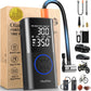 OlarHike Tire Inflator Portable Air Compressor, Smart Dual Hose System, 160PSI Auto Air Pump for Car Tires, Bike,Bicycle, Motorcycles,Electric Pump with LED Light & Digital Pressure Gauge