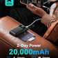INIU 45W Portable Charger, Smallest 20000mAh Power Bank with Build in USB-C Cable, Fast Charging USB C in&Out Battery Pack, Travel Phone Charger for iPhone 17 16 15 Air Samsung S25 S24 Google iPad etc