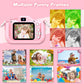 Goopow Kids Camera Toys for 3-8 Year Old Girls Boys,Children Digital Video Camcorder Camera with Cartoon Soft Cover, Best Chritmas Birthday Festival Gift for Kids - 32G SD Card Included