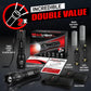 LED Flashlight High Lumens, Mini Tactical LED Flashlight 2 Pack, 5 Modes Zoomable Beam, Battery Powered (Batteries Not Included) for Camping, Hunting, Home & Emergency, Compact Small LED Flashlight