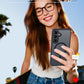 FNTCASE for Samsung Galaxy S25 FE Case: Magnetic Translucent Matte Military Grade Drop Proof Protection Cell Phone Cover - Slim Rugged Durable Shockproof Protective S25Fe Cases (Black-6.7 inch)