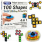 TOSY Magnet Fidget Spinner Mini - 8 Blocks, 3 in 1 Toy: Transformable Fidget Spinner, Infinity Cube, 2x2 Puzzle Cube, Easter Birthday Gift for Kids/Adults, STEM Sensory Stress Relief Toy