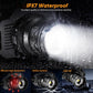 Rechargeable Headlamp Super Bright, High Lumens Head Lamp with 9 Modes, Zoomable Headlamp for Adults 90° Adjustable, IPX7 Waterproof High Power Head Light for Fishing Camping