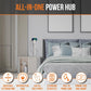 EZ Outlet Electrical Outlet Extender. Access Hard-to-Reach Outlets! Features USB-A, USB-C, and 2 AC Outlets, Extends 22"-34", Rotates 180°. Use Behind Couches, Nightstands, Desks, and More.