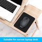 Dapesuom Small Mouse Pad, 6 x 8 Inch Thick Rubber Premium-Textured Non-Slip Portable & Washable Mini Mouse Mat for Women Men Wireless Laptops Keyboard Tray Gaming Work Computer Office Travel, Black