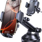 Romuto Phone Holders for Your Car Phone Holder Mount【Super Suction】 Cell Phone Mount for Car Accessories for Women Men Dashboard/Windshield/Vent Truck Stand Camera Mounts for iPhone Samsung