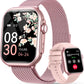 Smart Watch for Women Men Fitness: 1.85" Smart Watch with 30 Days+ Battery Life Make/Recive Call Heart Rate SpO2 Sleep Monitor 120+ Sport IP68 Waterproof Fitness Tracker Watch for iPhone Android
