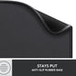 Logitech Mouse Pad - Studio Series, Computer Mouse Mat with Anti-Slip Rubber Base, Easy Gliding, Spill-Resistant Surface, Durable Materials, Portable, in a Fresh Modern Design, Graphite