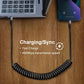 USB C to C Cable 3ft 2Pack Coiled USB C Charger Cable for Car Type C Fast Charging Cable for iPhone 17/16/15/Plus/Pro/Pro Max/Samsung Galaxy S23