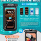 Hiearcool Waterproof Phone Pouch, IPX8 Waterproof Phone Case for iPhone 17/16/15/14 Pro Max, Cell Phone Dry Bag for Beach & Cruise Essentials, Touch Screen, Lanyard Included, 2 Pack (Fits Up to 8.3”)