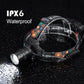 Rechargeable Headlamp 2Pack, 99000 Lumens Super Bright LED Head Lamp with 3 Modes, 90° Adjustable Head Lights for Forehead, 45H Long Runtime & IPX6 Waterproof HeadLamps for Camping Hunting Hiking
