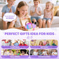 IROO Mini Karaoke Machine for Kids, 2026 TOP Toys Birthday Gifts Ideas for Girls Ages 4, 5, 6, 7, 8, 9, 10, 12+ Years Old, Portable MP3 Player with 2 Wireless Mics for Party